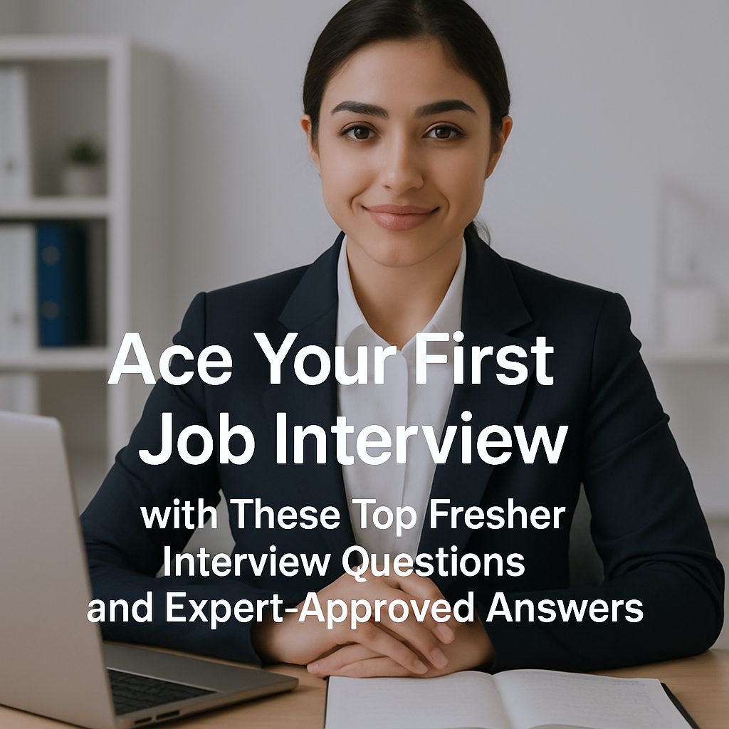 Ace your first job interview with these top fresher interview questions and expert-approved answers