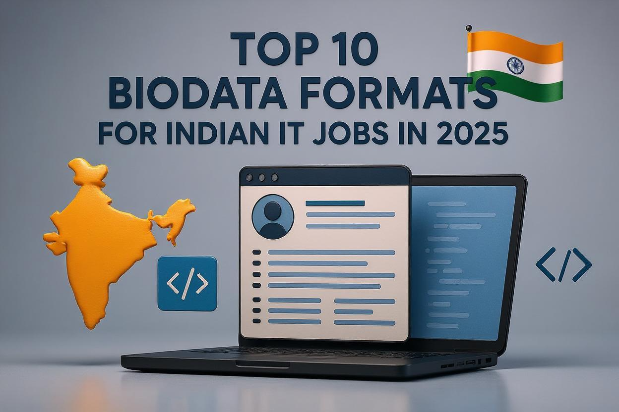 Top 10 Biodata Formats for Indian IT Jobs in 2025