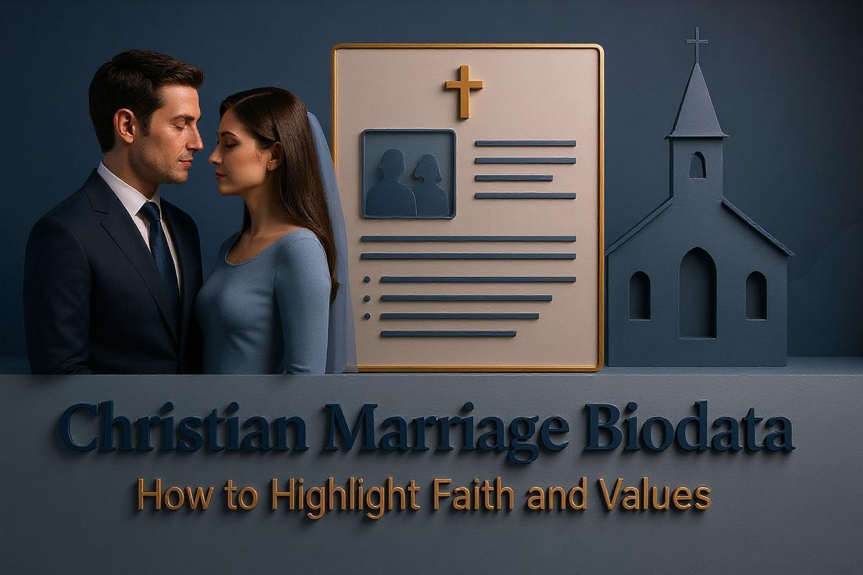 Christian Marriage Biodata: How to Highlight Faith and Values